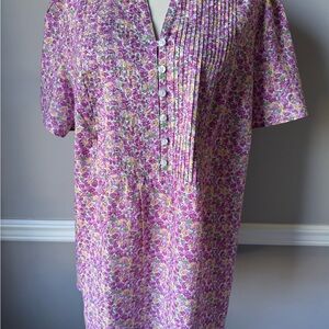 Floral Purple Men's Shirt